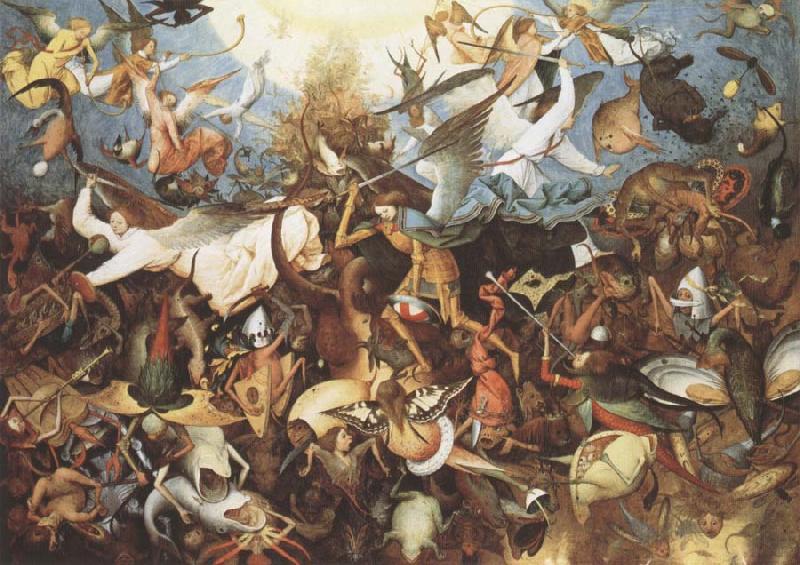 BRUEGEL, Pieter the Elder Fall of the Rebel Angels